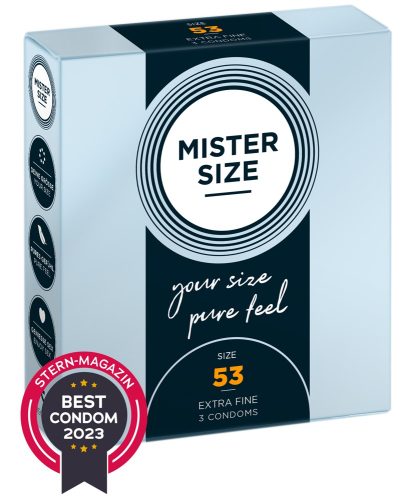 Mister Size, MISTER SIZE 53mm Kondom (3 Stk)