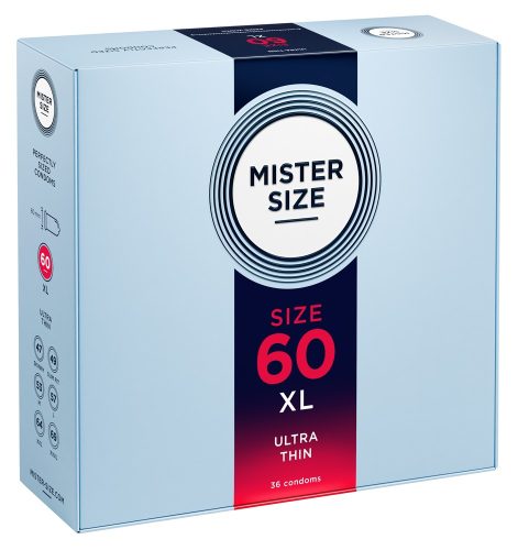 Mister Size, Mister Size -  60, 36STK, Transparent