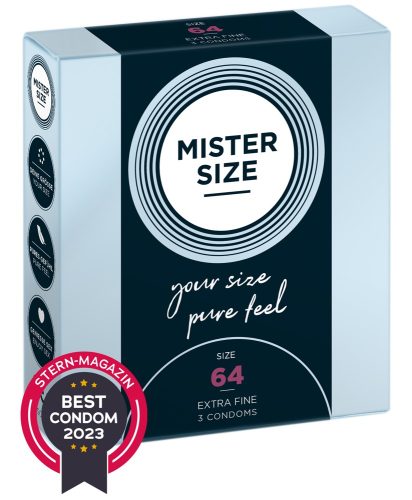 Mister Size, MISTER SIZE 64mm Kondom (3 Stk)