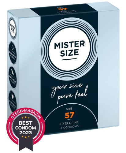 Mister Size, MISTER SIZE 57mm Kondom (3 Stk)