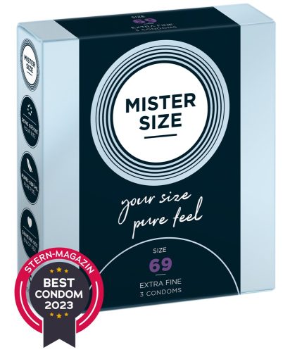 Mister Size, MISTER SIZE 69mm Kondom (3 Stk)