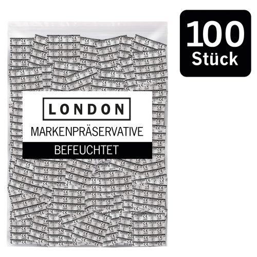 London, London - Q600 Feucht, 100 Stück, Transparent