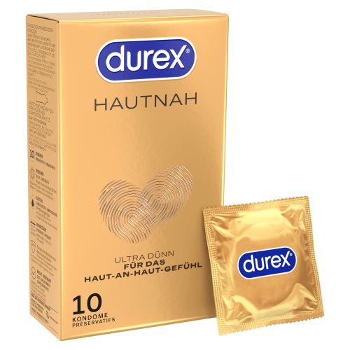 Durex, Durex - Kondome Hautnah Classic Ultra Dünn - Naturkautschuklatex - 10 Stk