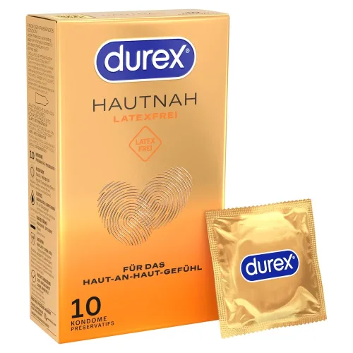 Durex, Durex Hautnah Latexfrei für das Haut-an-Haut-Gefühl 10 Stk, 10 Stück - Amorana