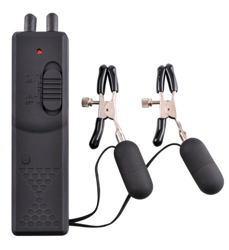 Nippelklammern ?Vibrating Nipple Clamps?, 3 Vibrationsmodi
