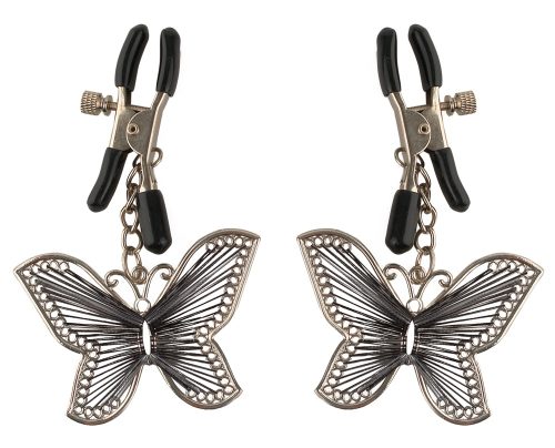 Nippelklammern ?Butterfly Nipple Clamps?, mit Schmuckelementen