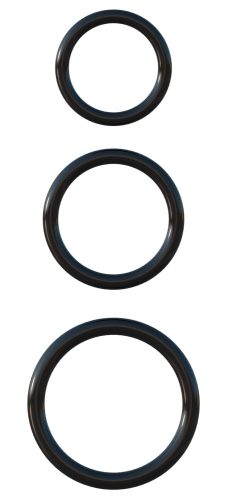 3-teiliges Penisring-Set ?Silicone 3-Ring Stamina Set?, aus Silikon