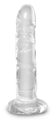 Naturdildo ?6?-Cock Clear? mit Saugfuß