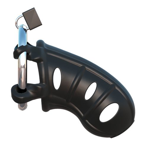 Peniskäfig ?Hardcore Silicone Cock Blocker? mit Schloss und Schlüssel