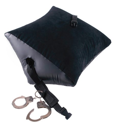 Liebeskissen ?Deluxe Position Master with Cuffs?, mit Gurt und Handschellen