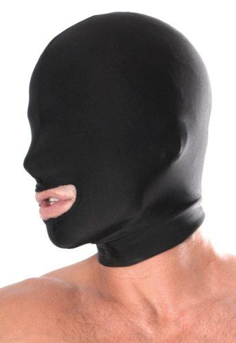 Kopfmaske ?Spandex Open Mouth Hood?, mit Mundaussparung