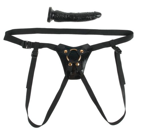 Umschnallgurt ?Designer Strap-On? mit herausnehmbarem Dildo
