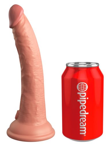 Naturdildo ?7? Dual Density Silicone Cock? mit extra starkem Saugfuß