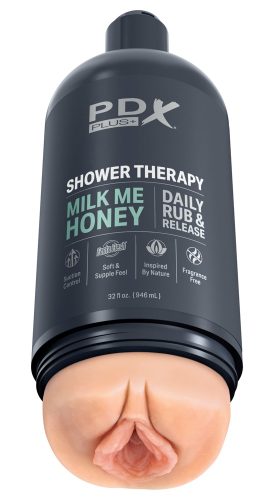 Masturbator ?Shower Therapy Milk Me Honey? inklusive abnehmbarem Saugfuß