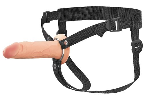 Penishülle ?Hollow Silicone Strap-on? mit Umschnallgurt