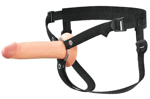 Penishülle ?Hollow Silicone Strap-on? mit Umschnallgurt