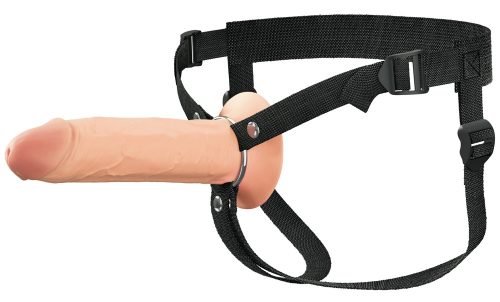 Penishülle ?Hollow Silicone Strap-on? mit Umschnallgurt