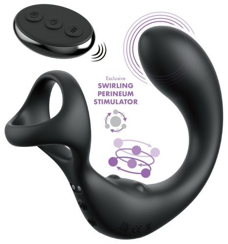 Prostata-Vibrator ?Ass-Gasm Taint-Alizer? mit Swirling Perineum Stimulator