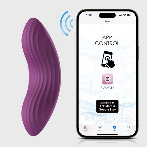 Auflegevibrator ?Edeny?, 11 Vibrationsmodi per App