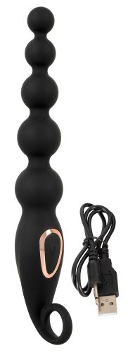 Analvibrator ?Anal Beads with Vibration? mit flexibler Kugelspitze