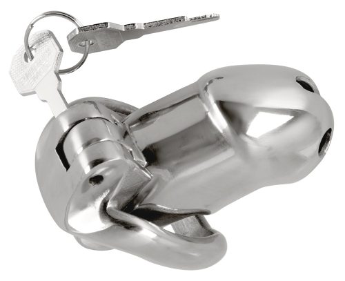 Peniskäfig ?Chastity Cage Short? aus Edelstahl, 289 g schwer