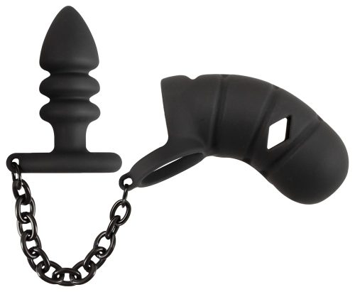 Peniskäfig ?Cock cage with butt plug? mit Analplug
