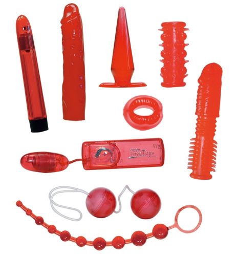 9-teiliges Toyset ?Red Roses? inklusive Batterien für die Vibro-Toys