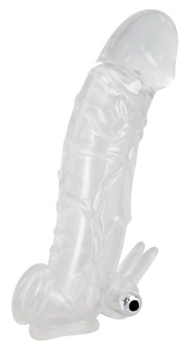 Penishülle ?Penis sleeve with extension and vibration?