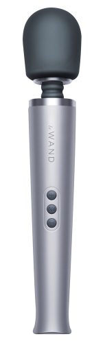 Le Wand, Le Wand Luxury Rechargeable Massage Wand Vibrator (Grey), Grau - Amorana
