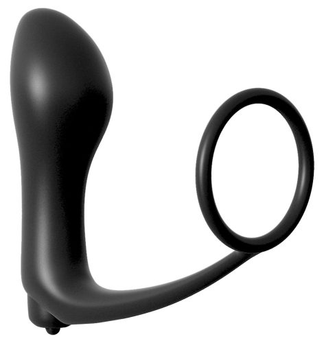 Penisring mit Vibro-Analplug ?Ass-Gasm Cockring Vibrating Plug?
