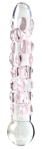 Glasdildo ?No. 7?, 17,8 cm, mit Stimulationsnoppen