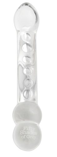 Glasdildo ?Drive Me Crazy?, 19 cm, 3-3,5 cm Ø