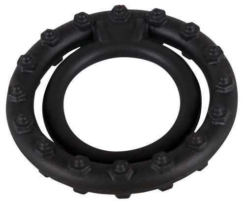 Penisring ?Steely Cockring? mit Hodenring, Silikon
