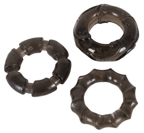 3-teiliges Penisringset ?stretchy cockrings?