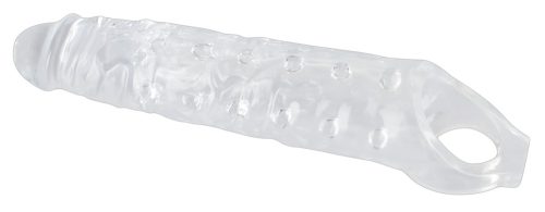 Penishülle ?Penis sleeve? mit Hodenring, innen genoppt