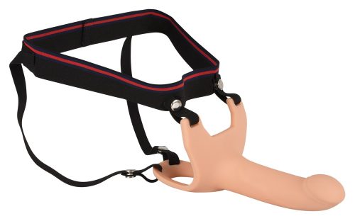 Umschnalldildo ?Silicone Strap-on?, mit Hodenring