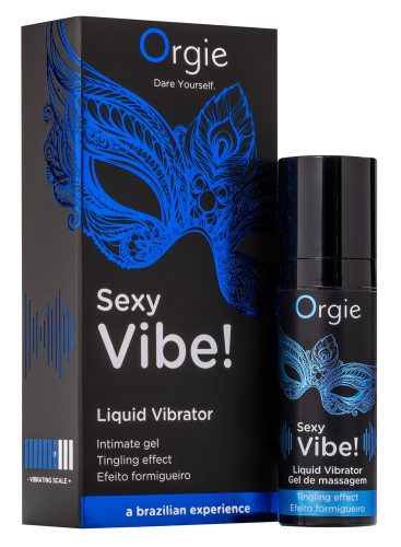 Orgie, Orgie - Sexy Vibe! Liquid Vibrator Stimulationsgel - Blau - 6 ml