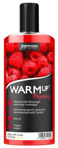 Joydivision, Warming Raspberry Flavoured Massage Lubricant 150ml, Himbeere - Amorana