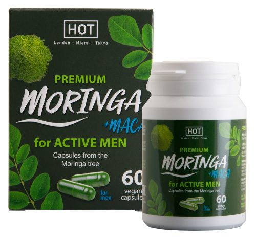 HOT, HOT Pure Moringa + Maca Man Power Kapseln (60 Stk)