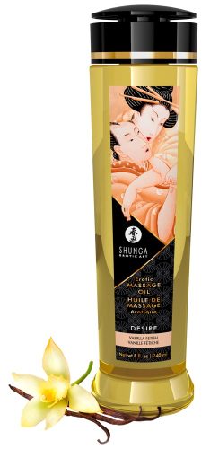 Shunga, Shunga Vanilla Massage Oil Desire 240ml, Vanille - Amorana