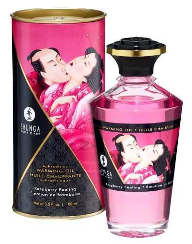 Shunga, Shunga Aphrodisiac Massage Oil, Raspberry - Amorana