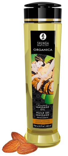 Shunga, Shunga Almond Sweetness Massage Oil Organica 240ml, Süsse Mandeln - Amorana