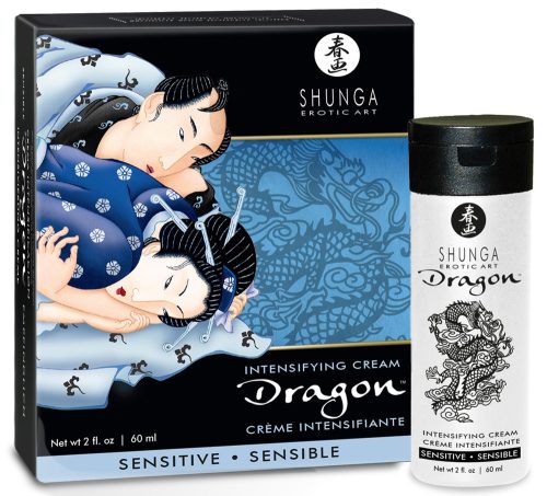 Shunga, Shunga - Dragon Sensitive Virility Cream - Transparent - 60ml