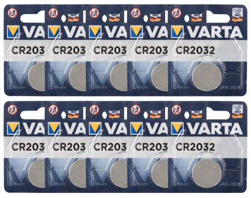 10 x 1er Batterie ?CR2032?
