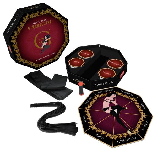 Paarspiel ?G-Kamasutra Board Game? inklusive Augenbinde & Peitsche