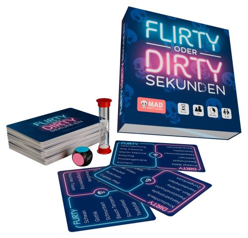 Partyspiel ?Flirty or Dirty Seconds? für 2?12 Spieler:innen