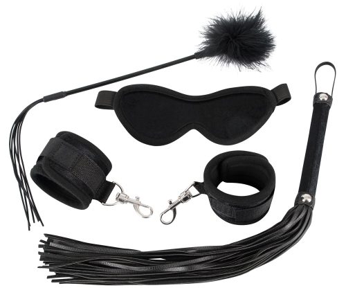 4-teiliges Bondageset ?Fetish Kit Samt?, für zarte bis harte Sessions