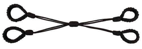 Fesselkreuz ?Cuff Set Rope? mit verstellbaren Schlaufen für Hände & Füße
