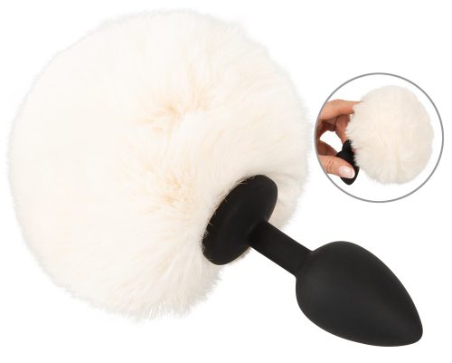 Analplug ?fluffy tail size S? mit Kunstfell-Puschel