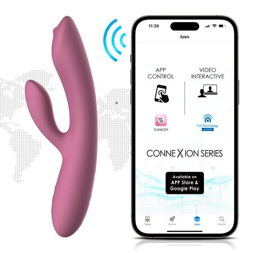 Rabbitvibrator ?Trysta Neo? mit beweglicher G-Punkt-Massagekugel